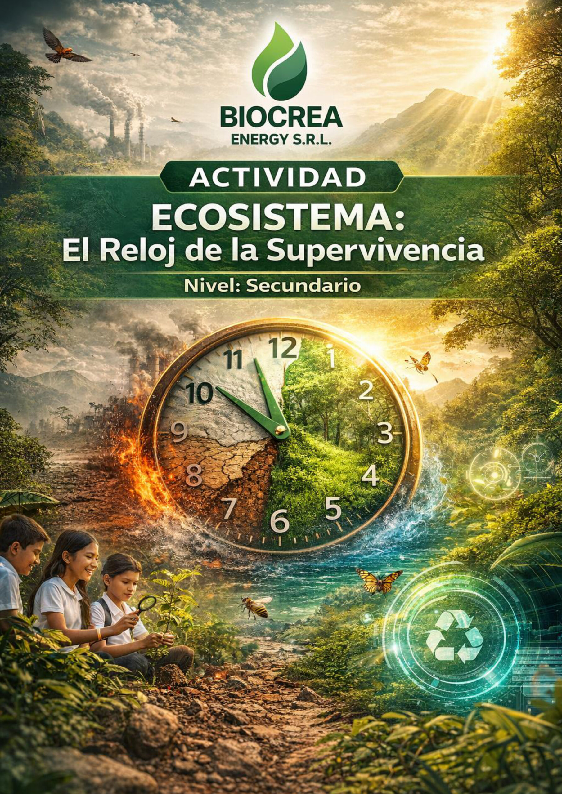 Primera Actividad ECOSISTEMA El Reloj de la Supervivencia Secundaria 2026_pagina1